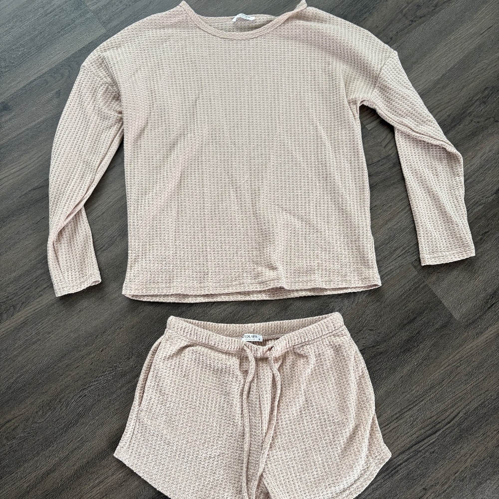 waffle sleep set (shorts)